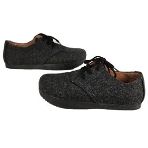 Kalso Earth Shoes Womens Faroe Lokah Gray Black Oxford Wool US 9